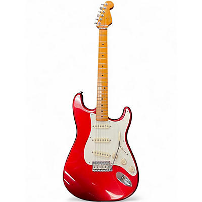 Used 1997 Fender 1957 American Vintage Stratocaster Candy Apple Red Solid Body Electric Guitar