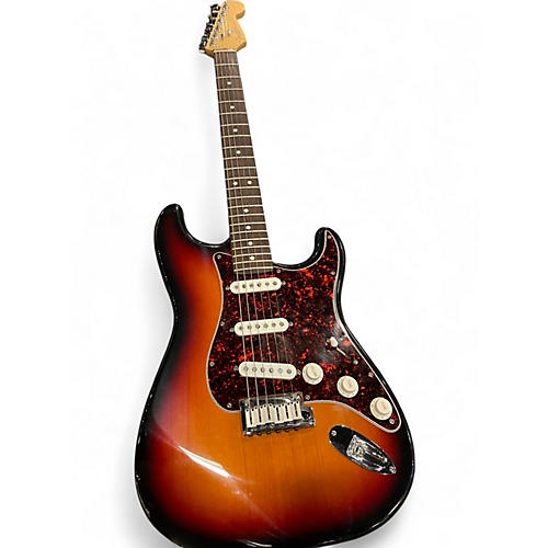 Used 1997 Fender 1997 ROADHOUSE STRATOCASTER Brown Sunburst Solid Body Electric Guitar Brown Sunburst