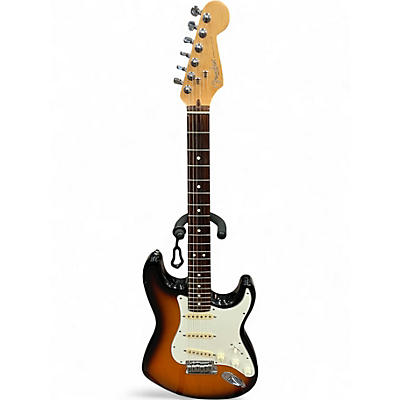 Used 1997 Fender American Standard Stratocaster Brown Sunburst Solid Body Electric Guitar