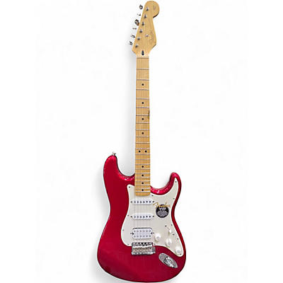 Used 1997 Fender American Standard Stratocaster Candy Apple Red Solid Body Electric Guitar