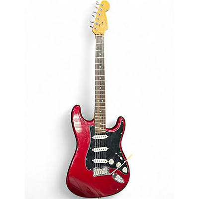 Used 1997 Fender American Standard Stratocaster Candy Apple Red Solid Body Electric Guitar