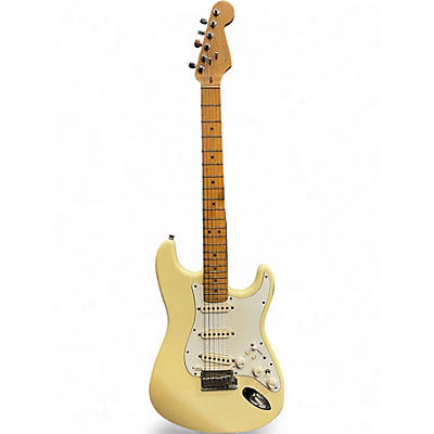 Used 1997 Fender American Standard Stratocaster GK Ready Arctic White Solid Body Electric Guitar