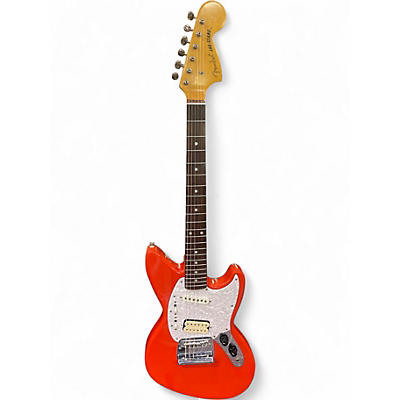 Used 1997 Fender JAG-STANG Fiesta Red Solid Body Electric Guitar