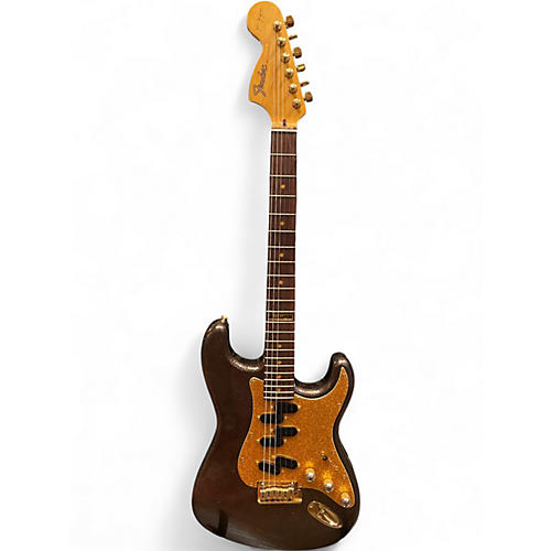 Used 1997 Fender John Jorgenson Hellecaster Black Sparkle Solid Body Electric Guitar Black Sparkle