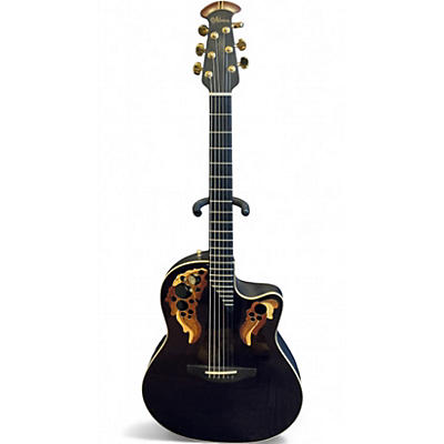 Used 1998 Adamas Adamas II 1587 Black Acoustic Electric Guitar