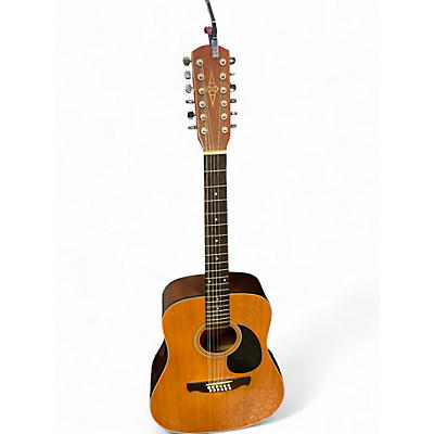 Used 1998 Alvarez RD20-12 Natural 12 String Acoustic Guitar