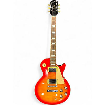 Used 1998 Epiphone Les Paul Standard Heritage Cherry Sunburst Solid Body Electric Guitar