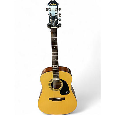 Used 1998 Epiphone PR-100/NA Natural Acoustic Guitar
