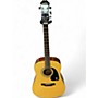 Used 1998 Epiphone PR-100/NA Natural Acoustic Guitar Natural