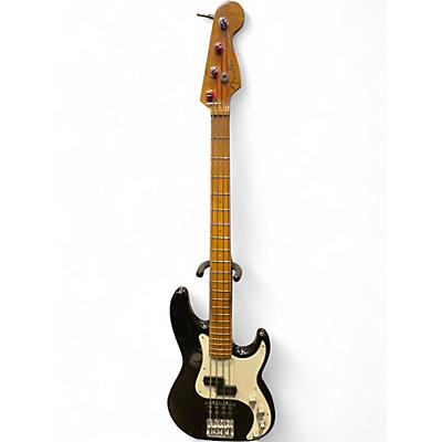 Used 1998 Fender American Deluxe Precision Bass Black Electric Bass Guitar