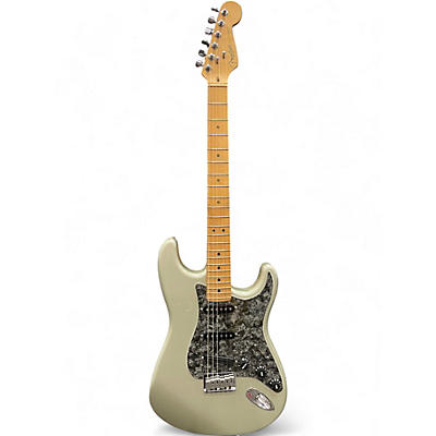 Used 1998 Fender American Standard Stratocaster Hardtail Silver Solid Body Electric Guitar