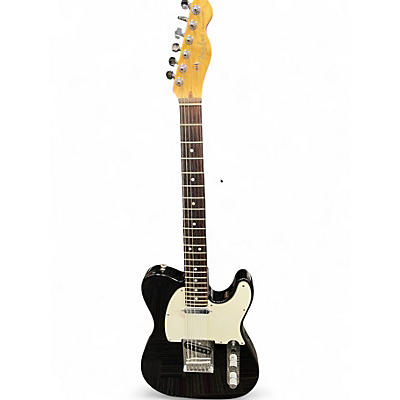 Used 1998 Fender American Standard Telecaster Black and White Solid Body Electric Guitar