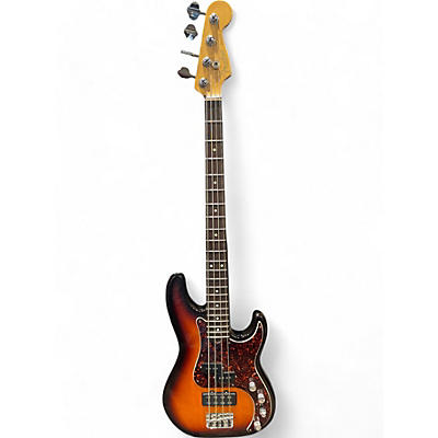 Fender Used 1998 Fender Deluxe P Bass 2 Tone Sunburst Electric Bass Guitar