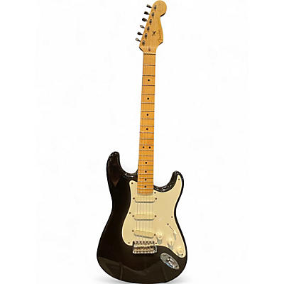 Used 1998 Fender Eric Clapton Signature "Blackie" Stratocaster Black Solid Body Electric Guitar