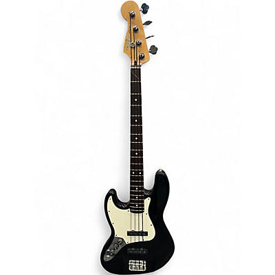 Used 1998 Fender Standard Jazz Bass Left Handed BLACK Electric Bass Guitar