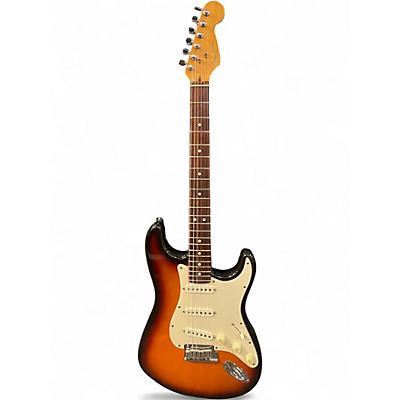 Used 1998 Fender Stratocaster Deluxe 2 Color Sunburst Solid Body Electric Guitar