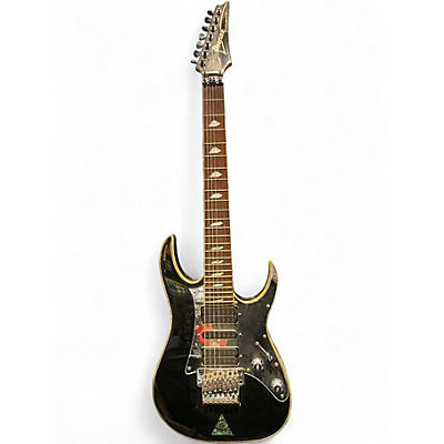 Used 1998 Ibanez UV777 Universe Black Solid Body Electric Guitar