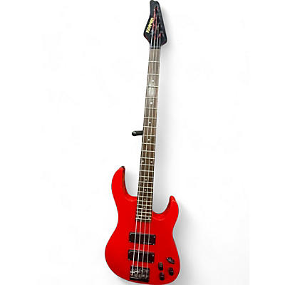 Used 1998 Kramer STRIKER RED Electric Bass Guitar