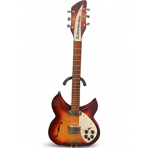 Used 1998 Rickenbacker 1997FG Fireglo Hollow Body Electric Guitar Fireglo