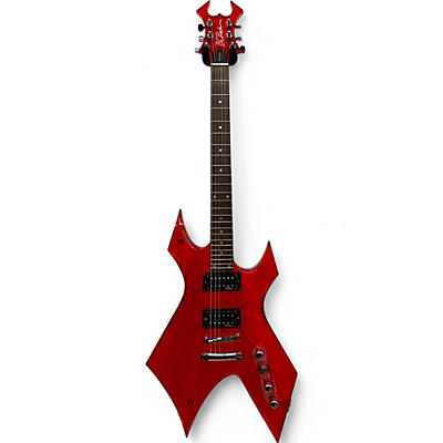 Used 1999 B.C. Rich Warlock Acrylic Red Solid Body Electric Guitar