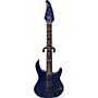 Used 1999 Brian Moore Guitars MC1 Trans Blue Solid Body Electric Guitar Trans Blue