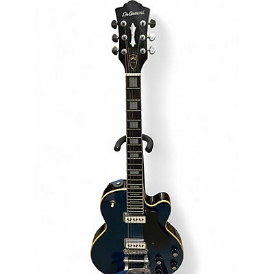 Used 1999 DeArmond M75T Blue Sparkle Solid Body Electric Guitar