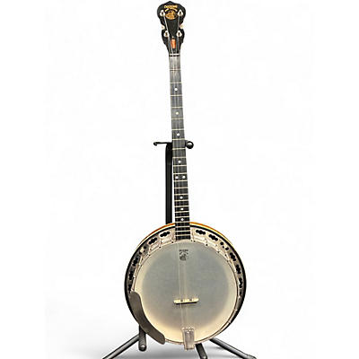 Used 1999 Deering Sierra Plectrum Natural Banjo