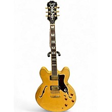 Used 1999 Epiphone Dot Natural Hollow Body Electric Guitar