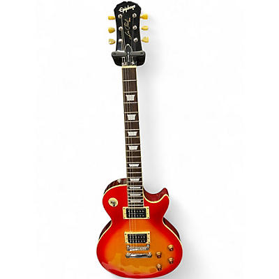 Used 1999 Epiphone Les Paul Standard Heritage Cherry Sunburst Solid Body Electric Guitar