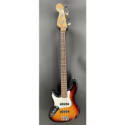 Used 1999 Fender American Deluxe Jazz Bass Left Handed Tobacco Burst Electric Bass Guitar