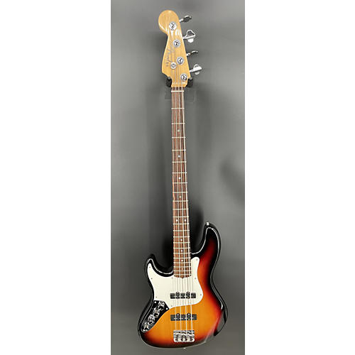 Used 1999 Fender American Deluxe Jazz Bass Left Handed Tobacco Burst Electric Bass Guitar Tobacco Burst