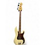 Used 1999 Fender American Standard Precision Bass Olympic White Electric Bass Guitar Olympic White