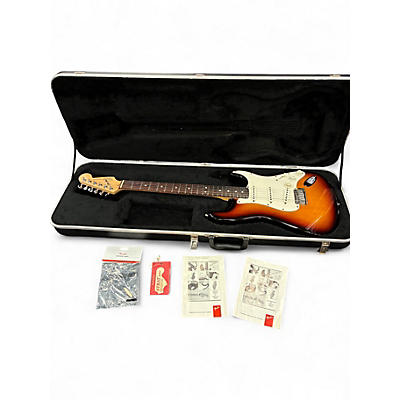 Used 1999 Fender American Standard Stratocaster 3 Color Sunburst Solid Body Electric Guitar