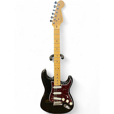 Used 1999 Fender American Standard Stratocaster Black Solid Body Electric Guitar