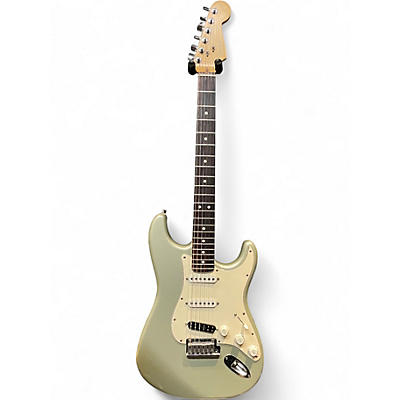 Used 1999 Fender American Standard Stratocaster Inca Silver Solid Body Electric Guitar