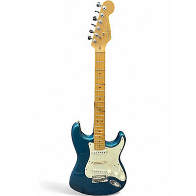 Used 1999 Fender American Standard Stratocaster Metallic Aqua Marine Solid Body Electric Guitar