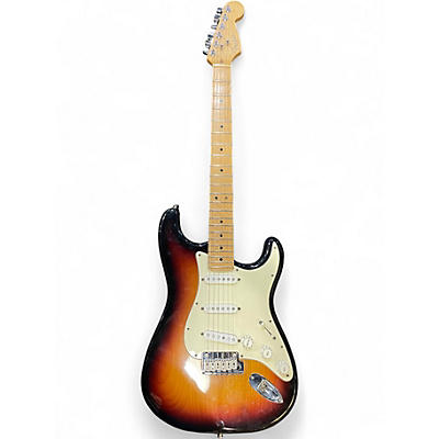 Used 1999 Fender American Standard Stratocaster Sunburst Solid Body Electric Guitar
