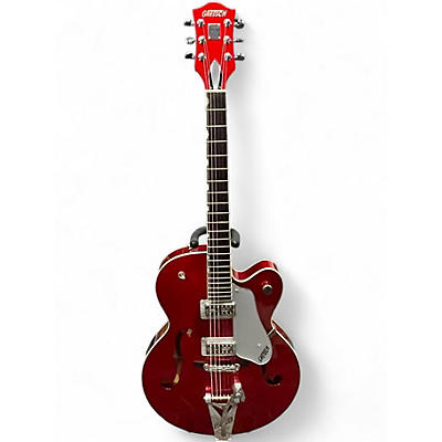 Used 1999 Gretsch Guitars 6120SH Chrome Red Metallic Hollow Body Electric Guitar