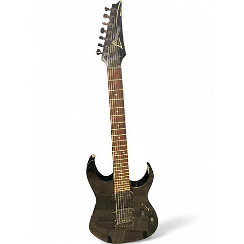 Used 1999 Ibanez RG7620 7 String Black Solid Body Electric Guitar Black