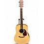 Used 1999 Martin DXME Natural Acoustic Electric Guitar Natural