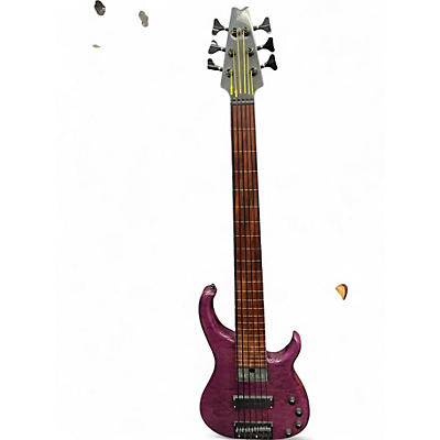 Used 1999 Modulus Guitars SWEETSPOT 6 Trans Purple Electric Bass Guitar