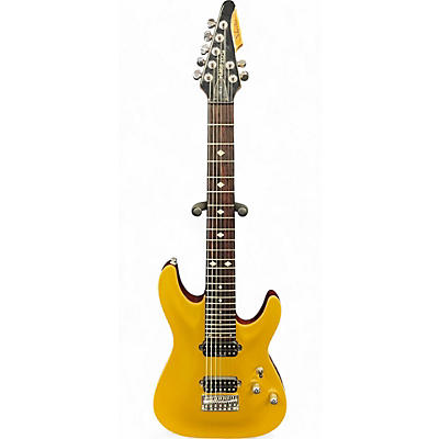 Schecter Guitar Research Used 1999 Schecter Guitar Research C7 DIAMOND SERIES Gold Top Solid Body Electric Guitar