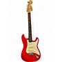 Used 1999 Squier Affinity Stratocaster Red Solid Body Electric Guitar Red
