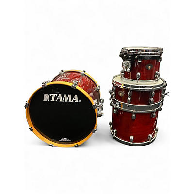 Used 1999 TAMA 4 Piece Starclassic Red Drum Kit