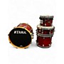 Used 1999 TAMA 4 Piece Starclassic Red Drum Kit Red
