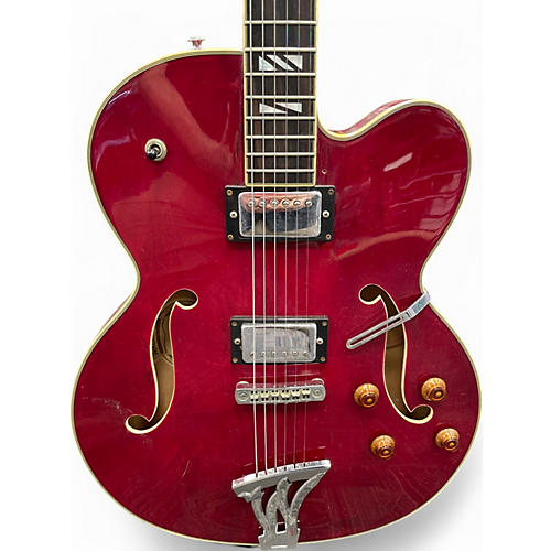 Used 1999 Washburn j9 red Hollow Body Electric Guitar red