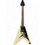 Used 2000 Epiphone Flying V Musician's Friend Special Edition White and Silver Solid Body Electric Guitar White and Silver