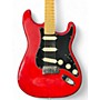 Used 2000 Fender American Deluxe Ash Stratocaster Trans Red Solid Body Electric Guitar Trans Red