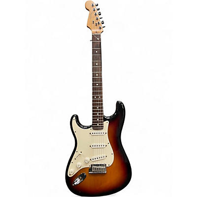 Used 2000 Fender American Standard Stratocaster Left Handed 3 Tone Sunburst Electric Guitar
