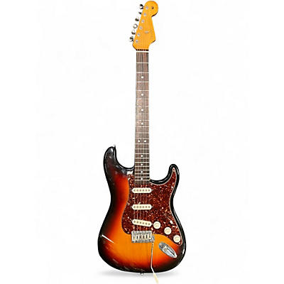 Used 2000 Fender American Vintage 62 Texas Special PU 3 Tone Sunburst Solid Body Electric Guitar